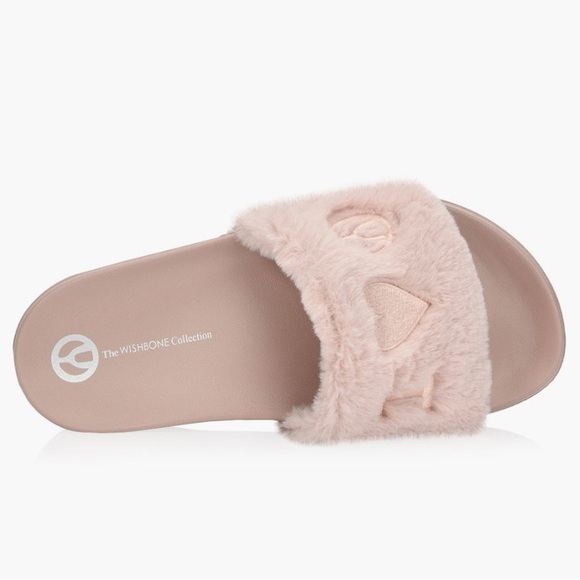 [Brand New] The WISHBONE Collection / Jaclyn /Pink Faux Fur sandal / Size 9 - Picture 12 of 12